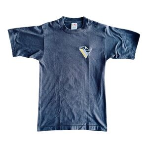 VTG Y2K Pittsburgh Penguins NHL FOTL Single Stitch with Stitched Logo Si…